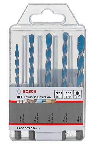 Bosch Accessories 2608589530 Brocas, 0 W, 0 V, Multicolor, Set de 5 Piezas
