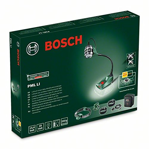 Bosch PML LI - Linterna multifuncional con batería de litio 18 V