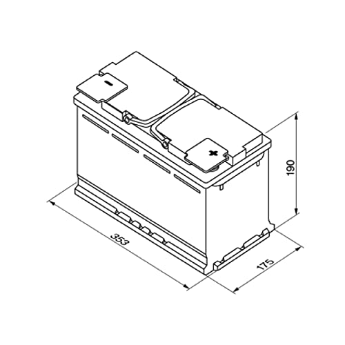 Bosch S5A13 Batería de Automóvil, 12V, 95A/h-830A