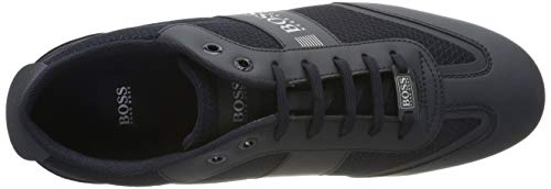 BOSS Lighter_lowp_mxme, Zapatillas Hombre, Azul (Dark Blue 401), 42 EU