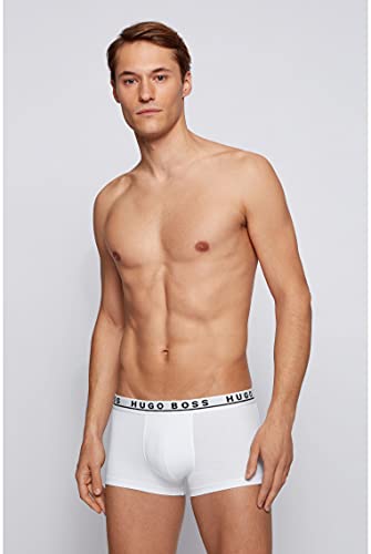 BOSS Trunk CO/EL, Bóxers, para Hombre, Blanco (White 100), Large