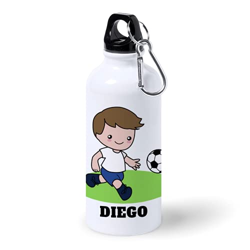 Botella de Aluminio Personalizada Infantil Equipos Fútbol (600ml)