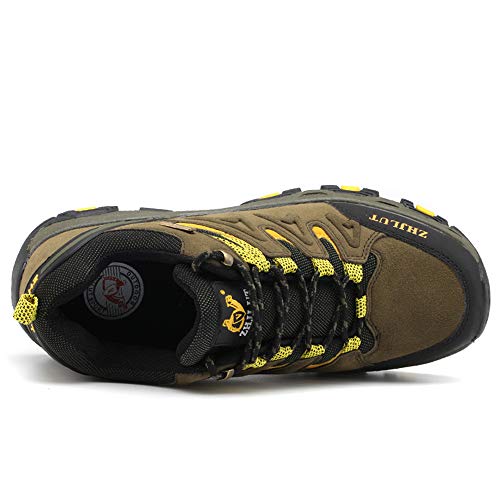 BOTEMAN Zapatillas de Senderismo para Mujer Zapatillas de Trekking para Hombre Botas de Montaña Transpirable Antideslizante Al Aire Libre Zapatillas de Deporte Unisex Calzado de Trekking