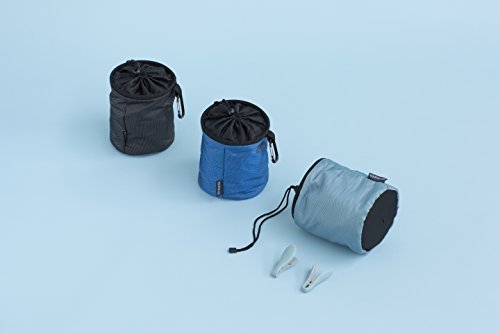 Brabantia 105784 - Bolsa para pinzas con mosquetón para colgar, colores surtidos