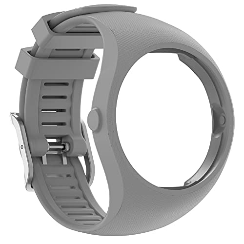 Braleto Correa para Polar M200, Correa de Reloj de Silicona de Repuesto Deportivo para Polar M200 (Gris)