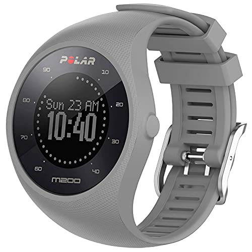 Braleto Correa para Polar M200, Correa de Reloj de Silicona de Repuesto Deportivo para Polar M200 (Gris)