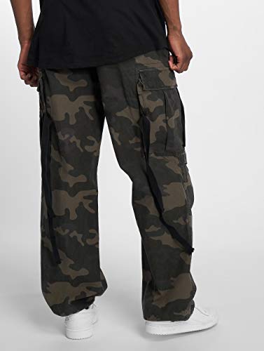 Brandit M65 Trouser Pantalón de Vestir, Darkcamo, XXL para Hombre