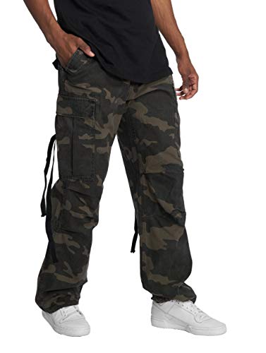 Brandit M65 Trouser Pantalón de Vestir, Darkcamo, XXL para Hombre