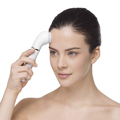 Braun Face 830 - Depiladora facial con cepillo de limpieza, color blanco