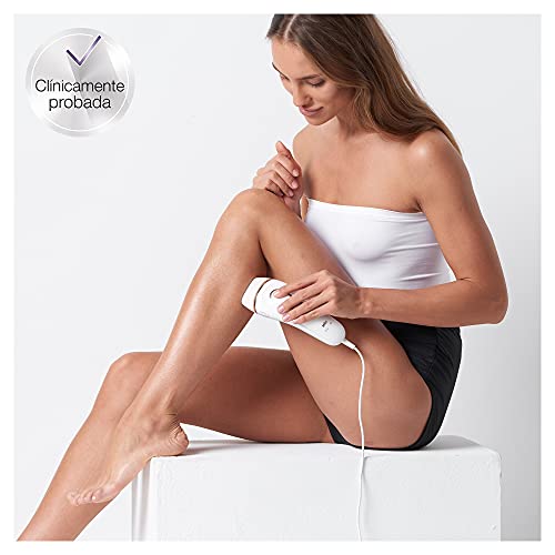 Braun Silk-expert Pro 5 Depiladora Mujer Luz Pulsada IPL, Cabezal de Precisión y Maquinilla de Afeitar Venus, Alternativa a la Depilación Láser en Casa, Regalos Originales para Mujer, PL 5137, Blanco