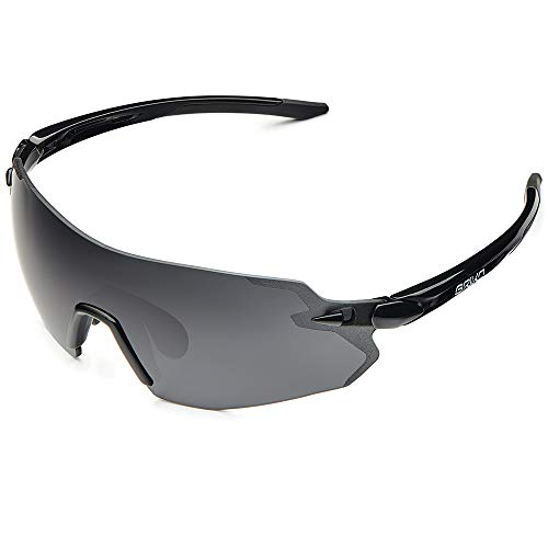 Briko Superleggero Polar Gafas para Hombre, 901 Negro-POG3, One