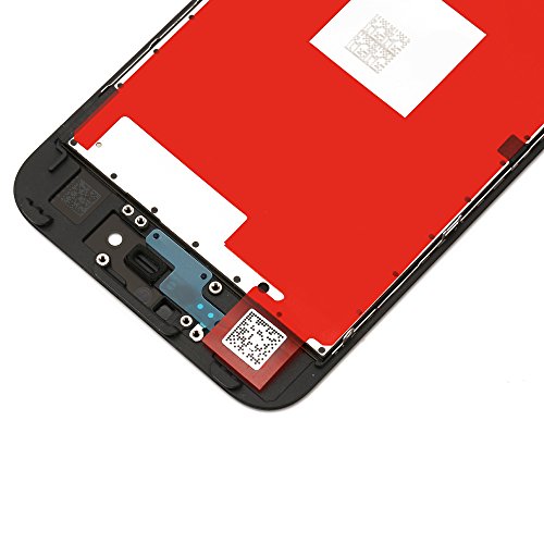 Brinonac Pantalla para iPhone 7, 4.7" Táctil LCD de Repuesto Ensamblaje de Marco Digitalizador con Herramienta de reparación y Protector de Pantalla (Negro)