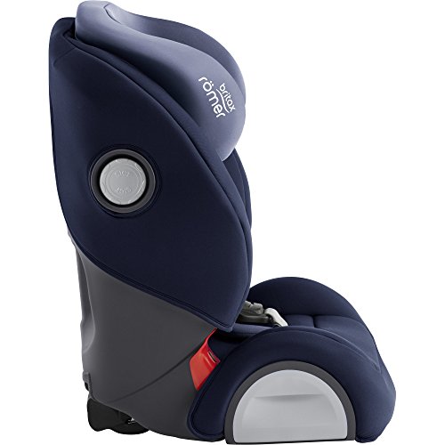 BRITAX RÖMER Silla Coche EVOLVA 1-2-3 SL SICT Evolutiva con Protecciones Laterales Niño de 9 a 36 kg Grupo 1/2/3 de 9 Meses a 12 Años, Moonlight Blue