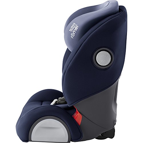 BRITAX RÖMER Silla Coche EVOLVA 1-2-3 SL SICT Evolutiva con Protecciones Laterales Niño de 9 a 36 kg Grupo 1/2/3 de 9 Meses a 12 Años, Moonlight Blue