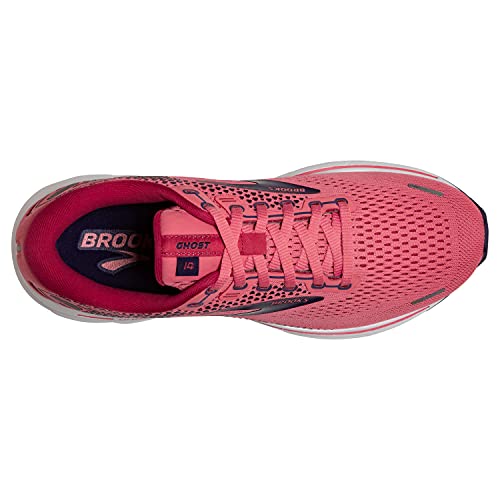 Brooks Ghost 14, Zapatillas para Correr Mujer, Calypso Coral Barberry Astra Laura, 40.5 EU