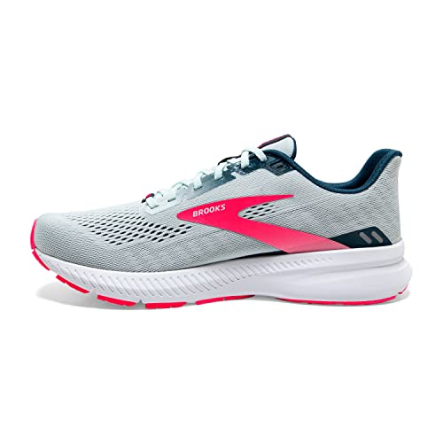 Brooks Launch 8, Zapatillas para Correr Mujer, Ice Flow Navy Pink, 38.5 EU