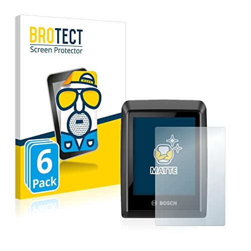 BROTECT Protector Pantalla Anti-Reflejos Compatible con Bosch Kiox 300 (6 Unidades) Película Mate Anti-Huellas