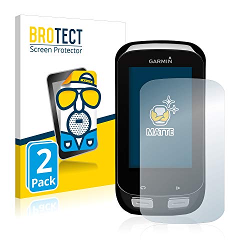 BROTECT Protector Pantalla Anti-Reflejos Compatible con Garmin Edge 1000 (2 Unidades) Película Mate Anti-Huellas