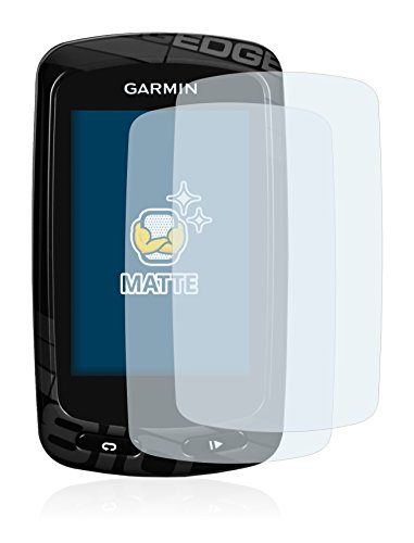 BROTECT Protector Pantalla Anti-Reflejos Compatible con Garmin Edge 810 (2 Unidades) Película Mate Anti-Huellas