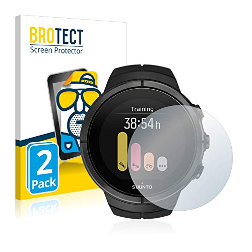 BROTECT Protector Pantalla Anti-Reflejos Compatible con Suunto Spartan Ultra (2 Unidades) Película Mate Anti-Huellas