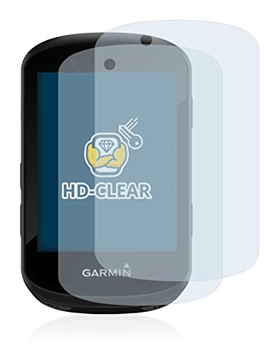 BROTECT Protector Pantalla Compatible con Garmin Edge 530 / Edge 830 Protector Transparente (2 Unidades) Anti-Huellas