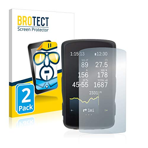 BROTECT Protector Pantalla Compatible con Hammerhead Karoo 2 Protector Transparente (2 Unidades) Anti-Huellas