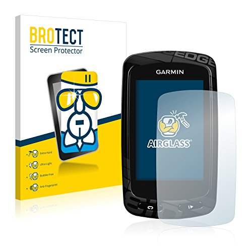 BROTECT Protector Pantalla Cristal Compatible con Garmin Edge 810 Protector Pantalla Vidrio - Dureza Extrema, Anti-Huellas, AirGlass