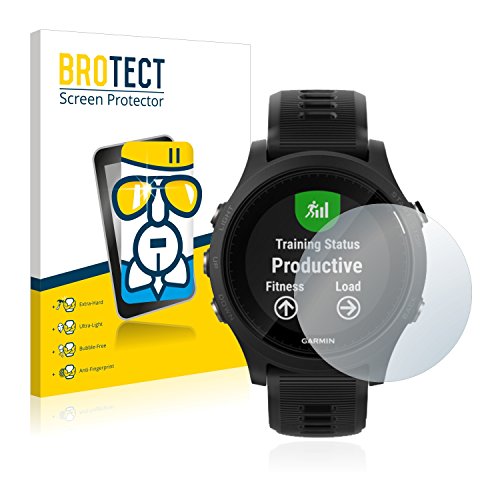 BROTECT Protector Pantalla Cristal Compatible con Garmin Forerunner 935 Protector Pantalla Vidrio - Dureza Extrema, Anti-Huellas, AirGlass