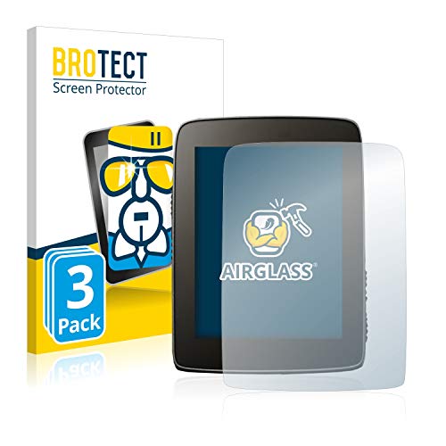 BROTECT Protector Pantalla Cristal Compatible con Hammerhead Karoo Protector Pantalla Vidrio (3 Unidades) - Dureza Extrema, Anti-Huellas, AirGlass