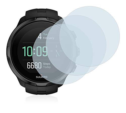 BROTECT Protector Pantalla Cristal Compatible con Suunto Spartan Sport/Ultra Protector Pantalla Vidrio (3 Unidades) - Dureza Extrema, Anti-Huellas