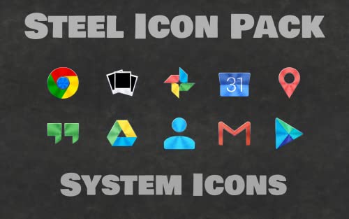 Brushed Steel Icon Pack