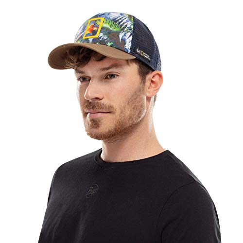 Buff Scarlett Gorra Trucker National Geographic, Adultos Unisex, Multicolor, L/XL