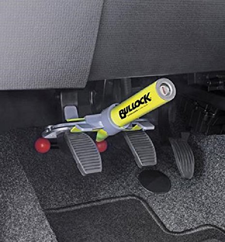 Bullock 146162 Excellence Pedal Lock - Antirrobo para automóviles con caja de cambios mecánica, Modelo X, Amarillo