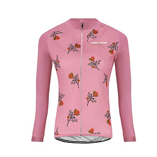 BurningBikewear Uglyfrog Manga Larga Maillot Ciclismo De Mujer Invierno Style Ropa De Triatlon Térmico A Prueba de Viento Absorbe la Humedad ZRWX01F