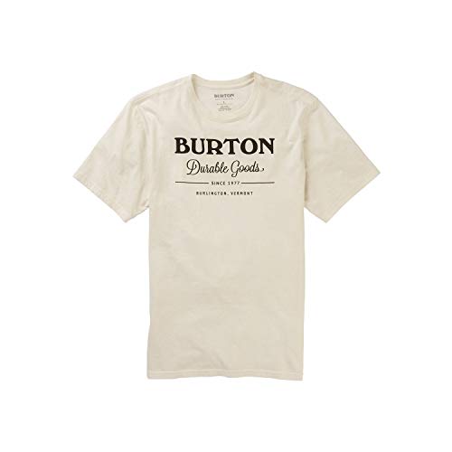 Burton Durable Goods Camiseta, Hombre, Stout White, XXS