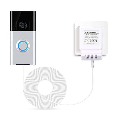 Cable transformador adaptador de fuente de alimentación de 8 m, accesorios inteligentes para el hogar compatible con timbre de puerta de vídeo 2 Pro