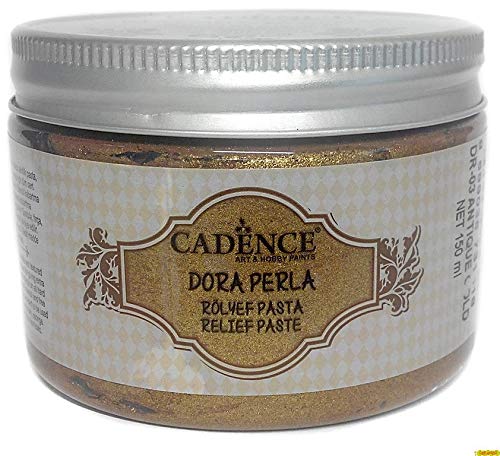 Cadence Pasta Relieve Dora Oro Antiguo 150ml Ref. DR03