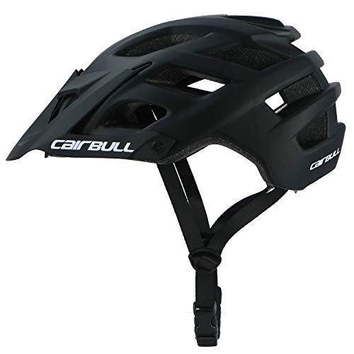 Cairbull Aerodinámica Casco de Bicicletta, Unisex Adulto, Ajustable 55-61 cm con Visera