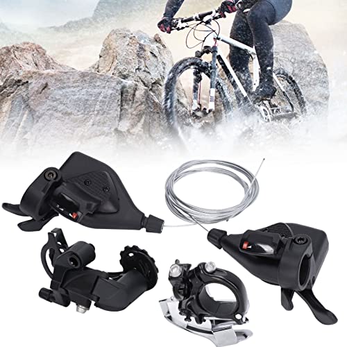 Cait Conjunto de Palanca de Y, Conjunto de Palanca de Sensible para Servicio Pesado 3x10 30 Velocidades para Bicicleta de Montaña