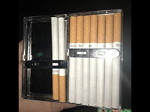 Caja de Cigarrillos para Llevar en el Bolsillo, Naturaleza, Rosa, Flor Titular de la Tarjeta de Acero Inoxidable