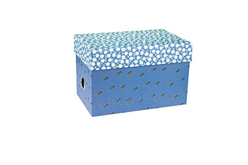 Caja Multiuso Pequeña B'LOG FLOWERS Blue
