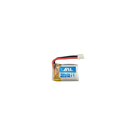 CALALEIE Batería de litio de 3. 7V 150mAh 300mAh Lipo 1S W 5IN1 PH2. 0 Cargador de balance para E010 H36 Diminuto whoop RC Batería de aeronaves de helicóptero P Piezas de montaje accesorios de juguete