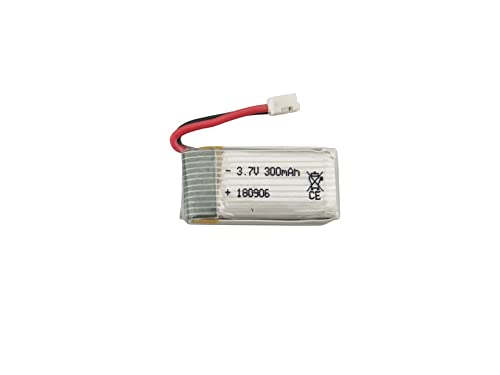 CALALEIE Batería de litio de 3. 7V 150mAh 300mAh Lipo 1S W 5IN1 PH2. 0 Cargador de balance para E010 H36 Diminuto whoop RC Batería de aeronaves de helicóptero P Piezas de montaje accesorios de juguete