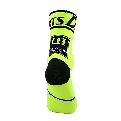 Calcetines Unisex Calcetines de Color para Montar en Bicicleta Calcetines de compresión Resistentes al Desgaste