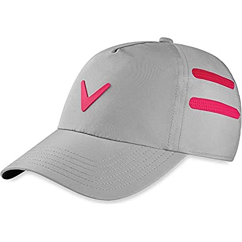 Callaway Golf Opti Vent 2020 Gorra Unisex-Adult, Plata/Rosa, Talla única