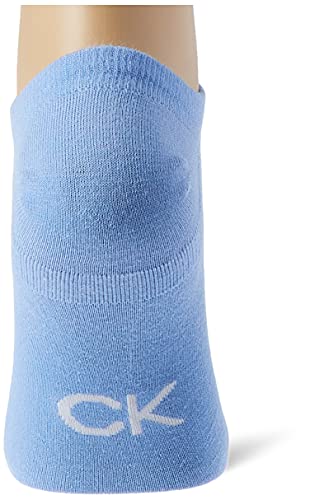 Calvin Klein Gripper Women's Liner Socks 2 Pack Zapatillas, Azul Claro, Talla única para Mujer