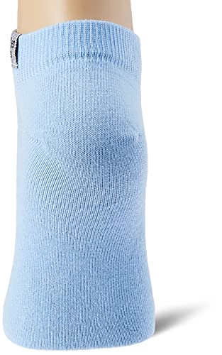 Calvin Klein Jeans-Calcetines de algodón orgánico para Mujer (2 Unidades) Zapatillas, Azul Claro, Talla única