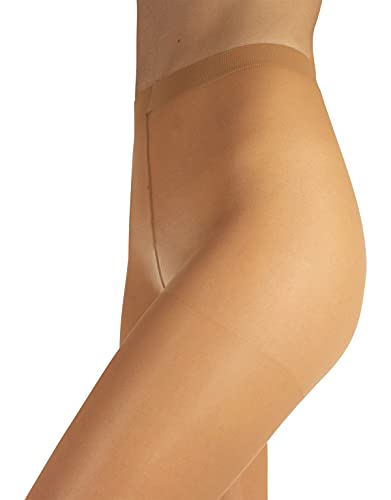 CALZITALY Medias Invisibles Refrescantes | Panty De Verano | Natural, Negro | S, M, L, XL | 7 DEN | Calcetería Italiana | (S, Suntan)