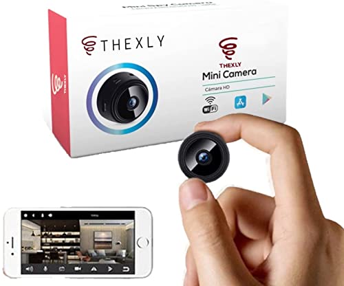 Cámara espía Oculta HD 1080p - Mini cámara espía WiFi para Ver en el móvil - Vigilancia camuflada con Sensor de Movimiento y visión Nocturna