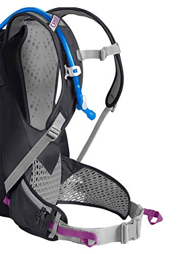 CAMELBAK Luxe LR Mochila de Hidratación, Mujer, Rosa (Charcoal/Light Purple), Talla Única